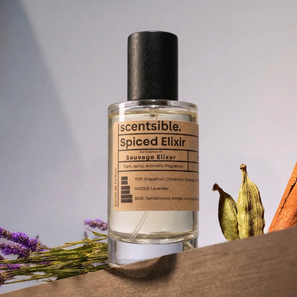 Scent Elixir Spiced Elixir Our Creation Of Sauvage Elixir – ScentSible